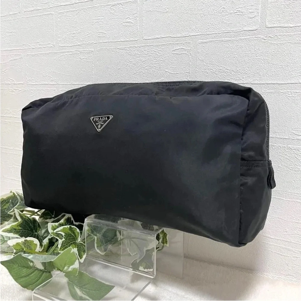 Prada Black Nylon Cosmetic Bag - Picture 2 of 13